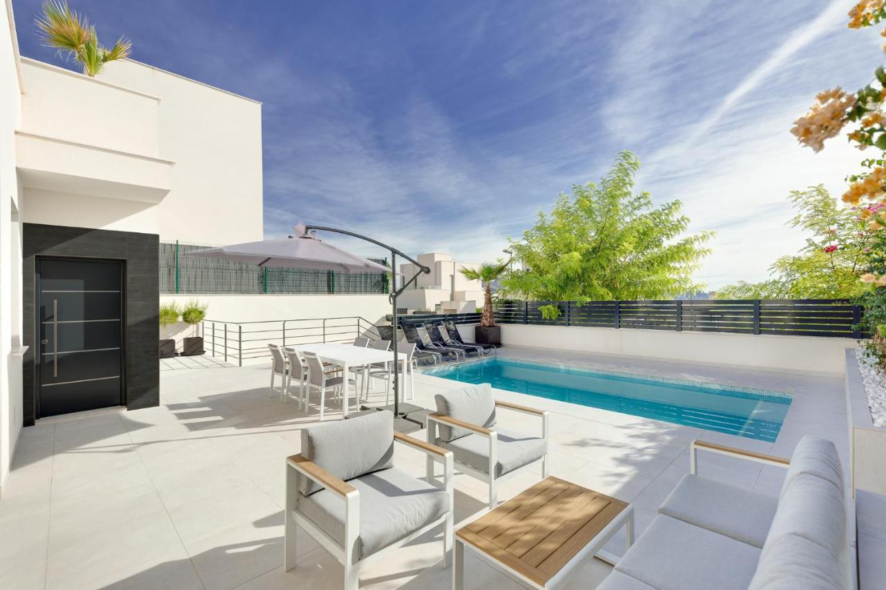 Villa Blanka, Amazing Villa With Hot Tube & Heated Pool In Polop, Alicante المظهر الخارجي الصورة